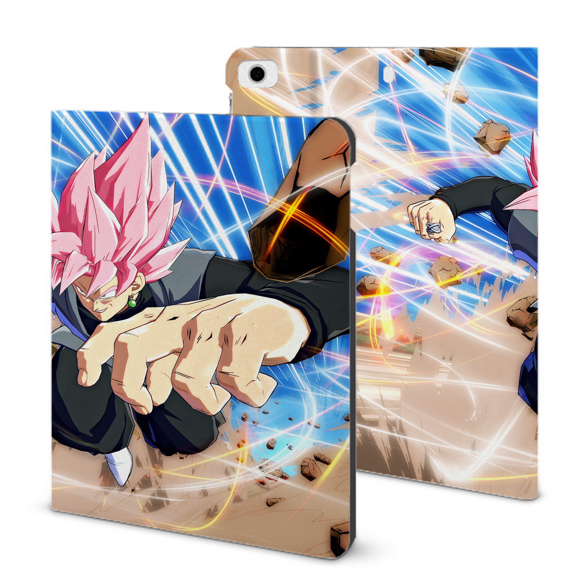 （画像用） ドラゴンボール DRAGON BALL IPad ケース ブック型 PUレザー TPU 耐衝撃 軽量 薄型 ペン収納なし 全面保護 IPad 各モデル対応